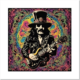 Psychedelic Music Legend Art - Lemmy Posters and Art